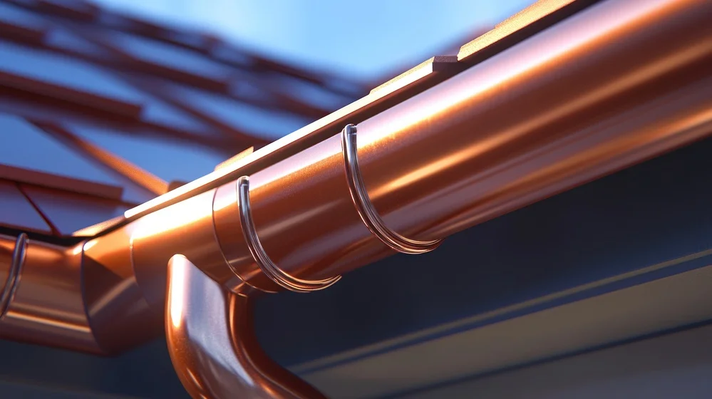 COPPER GUTTERS